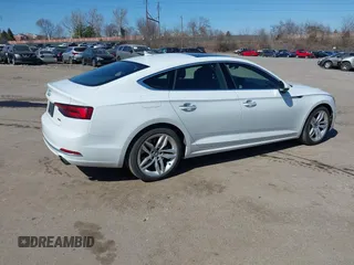2019 Audi A5 Sportback Premium Plus with VIN WAUBNCF53KA023202, listed as a IAAI auction lot 41749214 with 40,716 mi miles and . Bid and sale history available at DreamBid. Image 4.