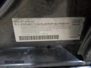 2010 Audi S4 Premium Plus with VIN WAUBGAFL0AA179810, listed as a Copart auction lot 86384174 with 105,719 mi miles and Salvage Title. Bid and sale history available at carsss.com. Image 13.