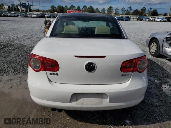 2007 Volkswagen Eos 2.0T with VIN WVWDA71F17V029238, listed as a Copart auction lot 85494274 with 98,674 mi miles and Salvage Title. Bid and sale history available at DreamBid. Image 6.