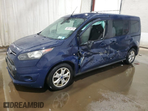 2015 Ford Transit Connect XLT z VIN NM0GS9F77F1217823, wystawiony jako Copart lot #89116775 z przebiegiem 164 471 mil mil oraz Szkoda całkowita • Salvage title. Historia ofert i sprzedaży dostępna na DreamBid. Obrazek 1.