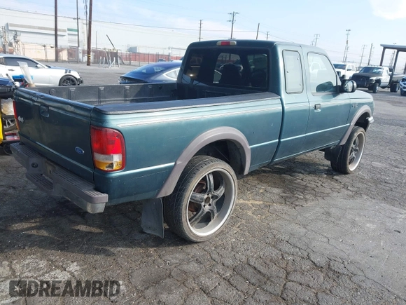 1997 Ford Ranger XLT with VIN 1FTDR15X5VPA65640, listed as a IAAI auction lot 41436818 with 212,661 mi miles. Bid and sale history available at carsss.com. Image 4.