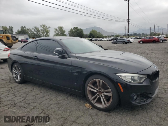 2014 BMW 4 Series 428i with VIN WBA3N7C5XEF719983, listed as a Copart auction lot 53205875 with 173,015 mi miles and Clean Title. Bid and sale history available at carsss.com. Image 4.