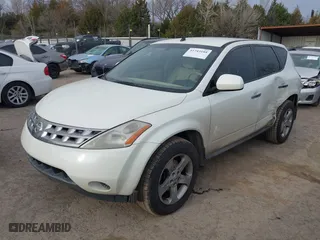 2005 Nissan Murano SE with VIN JN8AZ08T55W318942, listed as a IAAI auction lot 41743188 with 174,134 mi miles. Bid and sale history available at carsss.com. Image 2.