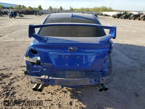 2015 Subaru WRX STI with VIN JF1VA2L69F9808551, listed as a Copart auction lot 47611565 with 67,584 mi miles and Salvage title. Bid and sale history available at DreamBid. Image 6.