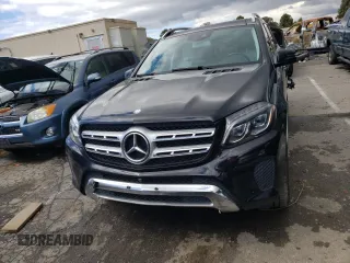 2017 Mercedes-Benz GLS with VIN 4JGDF6EE8HA809335, listed as a Copart auction lot 45687693 with 137,260 mi miles. Bid and sale history available at carsss.com. Image 5.