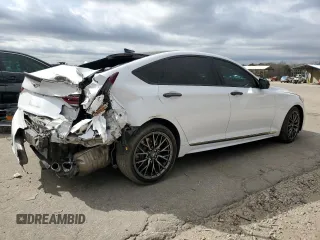 2019 Genesis G80 3.3T Sport with VIN KMHGN4JB0KU295809, listed as a Copart auction lot 47528785 with 85,173 mi miles and Salvage Title. Bid and sale history available at carsss.com. Image 3.