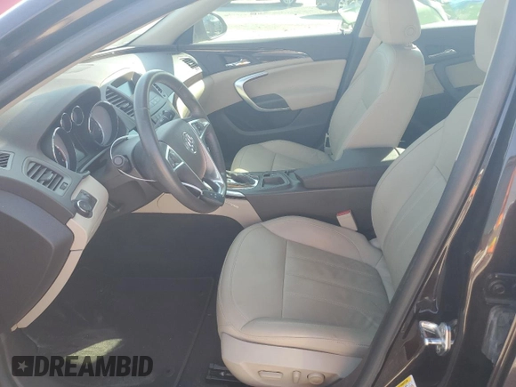 2011 Buick Regal CXL Turbo TO6 with VIN W04G05GV0B1101155, listed as a Copart auction lot 71955594 with 60,414 mi miles and Salvage Title. Bid and sale history available at carsss.com. Image 7.