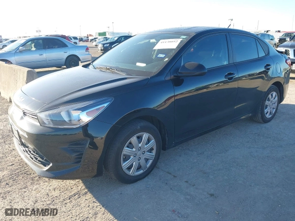 2023 Kia Rio S with VIN 3KPA24AD9PE586836, listed as a IAAI auction lot 41138052 with 49,259 mi miles. Bid and sale history available at carsss.com. Image 17.