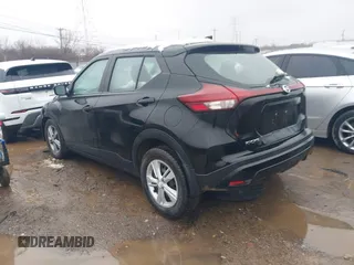 2021 Nissan Kicks S with VIN 3N1CP5BV5ML538302, listed as a IAAI auction lot 41574344 with 38,253 mi miles. Bid and sale history available at carsss.com. Image 3.