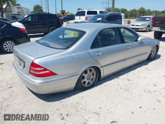 2000 Mercedes-Benz S 320/430/500 with VIN WDBNG70J3YA053038, listed as a IAAI auction lot 42043673 with 133,620 mi miles and . Bid and sale history available at DreamBid. Image 4.