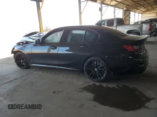 2021 BMW 3 Series M340i xDrive with VIN 3MW5U9J09M8C01983, listed as a Copart auction lot 50591655 with 0 mi miles and Salvage Title. Bid and sale history available at carsss.com. Image 2.