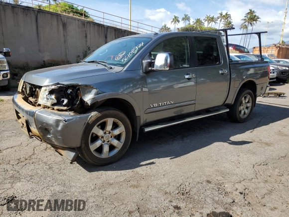 2013 Nissan Titan SV with VIN 1N6AA0EC0DN312555, listed as a Copart auction lot 56108924 with 121,854 mi miles and Non repairable. Bid and sale history available at DreamBid. Image 1.