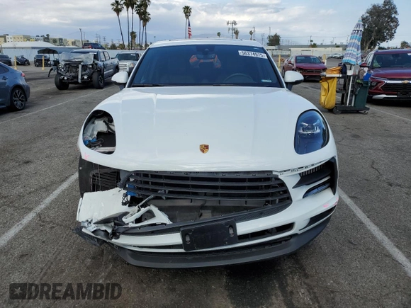 2020 Porsche Macan S with VIN WP1AB2A50LLB38028, listed as a Copart auction lot 56374975 with 18,510 mi miles and Salvage title. Bid and sale history available at DreamBid. Image 5.