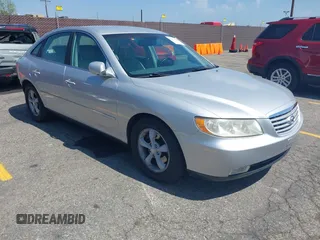 2006 Hyundai Azera SE with VIN KMHFC46F76A073367, listed as a IAAI auction lot 42174768 with 49,314 mi miles and . Bid and sale history available at DreamBid. Image 1.