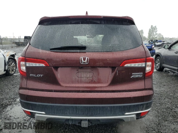 2019 Honda Pilot Touring 8-Passenger with VIN 5FNYF6H94KB056213, listed as a Copart auction lot 56429585 with 106,735 mi miles and Salvage title. Bid and sale history available at DreamBid. Image 6.