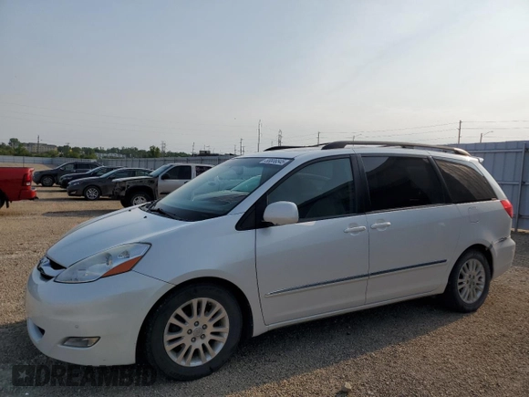 2008 Toyota Sienna XLE with VIN 5TDZK22C98S177112, listed as a Copart auction lot 58806545 with 157,095 mi miles and Salvage title. Bid and sale history available at DreamBid. Image 1.