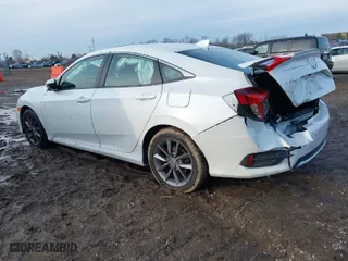 2019 Honda Civic Sedan EX-L with VIN 19XFC1F70KE018732, listed as a IAAI auction lot 41218403 with 35,280 mi miles. Bid and sale history available at carsss.com. Image 3.