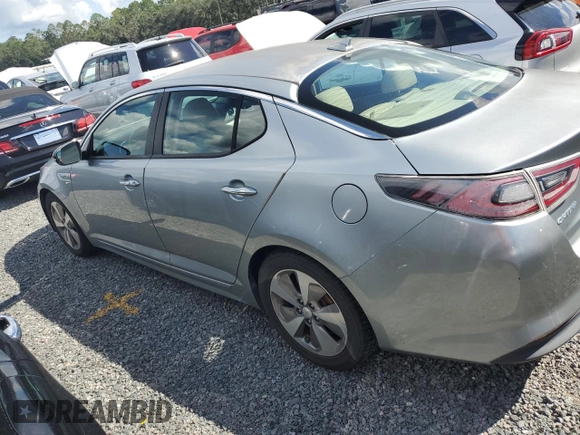 2014 Kia Optima Hybrid EX with VIN KNAGN4AD9E5074677, listed as a Copart auction lot 74873534 with 0 mi miles and Non Repairable. Bid and sale history available at carsss.com. Image 2.