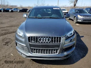 2015 Audi Q7 Vorsprung Edition with VIN WA1WGCFE2FD023916, listed as a Copart auction lot 49116485 with 77,112 mi miles and Salvage title. Bid and sale history available at DreamBid. Image 5.