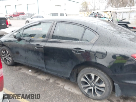 2015 Honda Civic EX with VIN 19XFB2F82FE005424, listed as a IAAI auction lot 40898381 with 189,558 mi miles and . Bid and sale history available at carsss.com. Image 14.