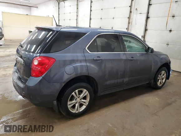 2013 Chevrolet Equinox LS with VIN 2GNALBEK2D6370078, listed as a Copart auction lot 46510785 with 179,921 mi miles and Clean Title. Bid and sale history available at DreamBid. Image 3.