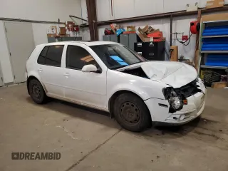 2008 Volkswagen Golf with VIN 9BWEL41J384012245, listed as a Copart auction lot 89205935 with 244,065 mi miles and Salvage title. Bid and sale history available at DreamBid. Image 4.