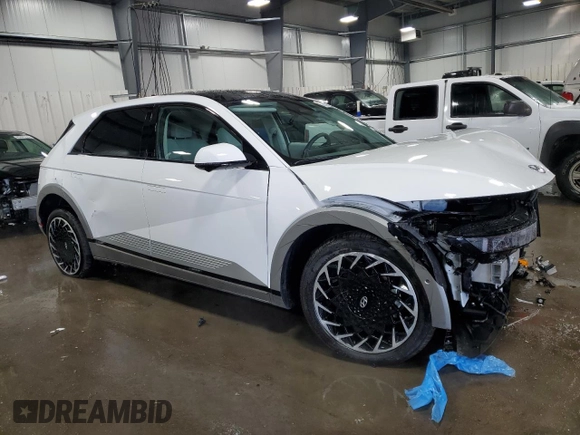 2024 Hyundai Ioniq 5 Limited z VIN KM8KRDDF0RU309277, wystawiony jako Copart lot #45731485 z przebiegiem 6 032 mil mil oraz Szkoda całkowita • Salvage title. Historia ofert i sprzedaży dostępna na DreamBid. Obrazek 4.
