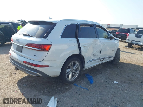 2020 Audi Q7 Premium with VIN WA1AXAF73LD007509, listed as a IAAI auction lot 42048929 with 73,948 mi miles and . Bid and sale history available at DreamBid. Image 4.