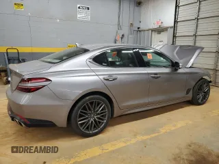 2023 Genesis G70 2.0T with VIN KMTG34TA2PU131582, listed as a Copart auction lot 41963835 with 28,512 mi miles and Non Repairable. Bid and sale history available at DreamBid. Image 3.