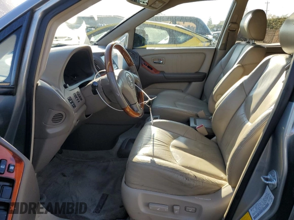 2003 Lexus RX 300 with VIN JTJGF10U330162566, listed as a Copart auction lot 85192144 with 187,769 mi miles and Salvage Title. Bid and sale history available at carsss.com. Image 7.