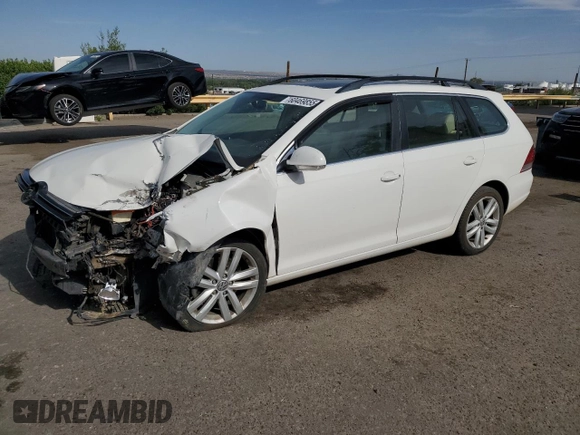 2012 Volkswagen Jetta TDI w/Sunroof with VIN 3VWPL7AJ3CM624072, listed as a Copart auction lot 60469855 with Not provided miles and Salvage title. Bid and sale history available at DreamBid. Image 1.