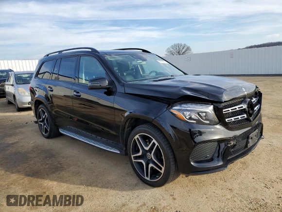 2018 Mercedes-Benz GLS with VIN 4JGDF7DE1JB001240, listed as a Copart auction lot 79772773 with 62,220 mi miles. Bid and sale history available at carsss.com. Image 4.