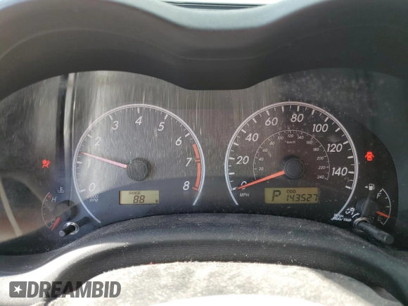 2013 Toyota Corolla L with VIN 5YFBU4EE6DP092168, listed as a Copart auction lot 54342565 with 143,527 mi miles and Salvage Title. Bid and sale history available at DreamBid. Image 9.