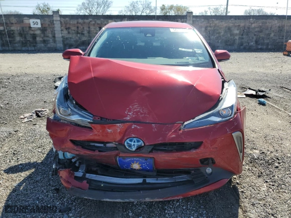 2022 Toyota Prius L Eco with VIN JTDKAMFU7N3189646, listed as a Copart auction lot 50798965 with 32,441 mi miles and Salvage Title. Bid and sale history available at carsss.com. Image 5.