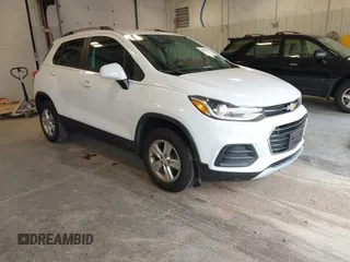 2021 Chevrolet Trax LT with VIN KL7CJPSB0MB349846, listed as a IAAI auction lot 41624620 with 54,804 mi miles. Bid and sale history available at carsss.com. Image 1.