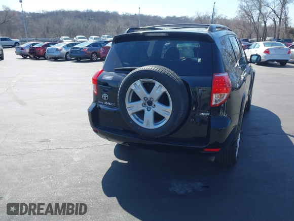 2007 Toyota RAV4 Sport with VIN JTMBD32V776040073, listed as a IAAI auction lot 41756430 with 141,354 mi miles. Bid and sale history available at carsss.com. Image 3.