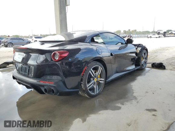 2020 Ferrari Portofino z VIN ZFF89FPA3L0255497, wystawiony jako Copart lot #46598594 z przebiegiem 4 193 mil mil oraz Szkoda całkowita • Salvage title. Historia ofert i sprzedaży dostępna na DreamBid. Obrazek 3.