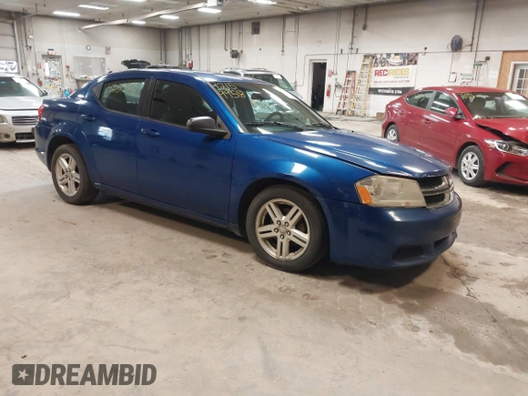 2012 Dodge Avenger SE with VIN 1C3CDZAB2CN275242, listed as a IAAI auction lot 42159958 with 176,650 mi miles and . Bid and sale history available at carsss.com. Image 1.