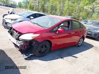 2013 Toyota Prius One with VIN JTDKN3DU5D0355406, listed as a IAAI auction lot 42091467 with 136,356 mi miles. Bid and sale history available at carsss.com. Image 2.