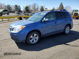 2015 Subaru Forester 2.5i Premium with VIN JF2SJADC4FH430089, listed as a Copart auction lot 50406945 with 128,848 mi miles and Salvage Title. Bid and sale history available at carsss.com. Image 1.