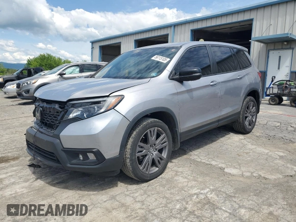 2019 Honda Passport EX-L z VIN 5FNYF8H5XKB019773, wystawiony jako Copart lot #56115105 z przebiegiem 92 885 mil mil oraz Szkoda całkowita • Salvage title. Historia ofert i sprzedaży dostępna na DreamBid. Obrazek 1.