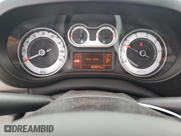 2014 FIAT 500L Trekking with VIN ZFBCFADH1EZ023701, listed as a Copart auction lot 71826844 with 85,849 mi miles and Salvage Title. Bid and sale history available at carsss.com. Image 9.