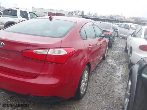 2014 Kia Forte LX with VIN KNAFX4A65E5194905, listed as a IAAI auction lot 36549656 with 100774 miles. Bid and sale history available at carsss.com. Image 4.