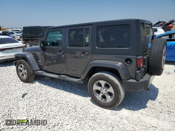 2018 Jeep Wrangler JK Unlimited Sahara with VIN 1C4HJWEG1JL919420, listed as a Copart auction lot 68130694 with 62,130 mi miles and Salvage Title. Bid and sale history available at carsss.com. Image 2.