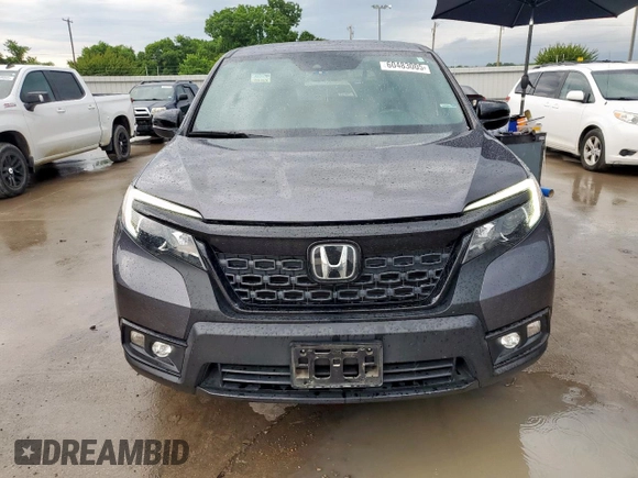 2021 Honda Passport Sport with VIN 5FNYF7H23MB014465, listed as a Copart auction lot 60483005 with 46,533 mi miles and Salvage title. Bid and sale history available at DreamBid. Image 5.