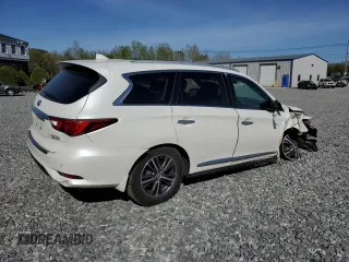 2017 Infiniti QX60 with VIN 5N1DL0MM0HC519612, listed as a Copart auction lot 55496365 with 140,205 mi miles and Salvage Title. Bid and sale history available at DreamBid. Image 3.