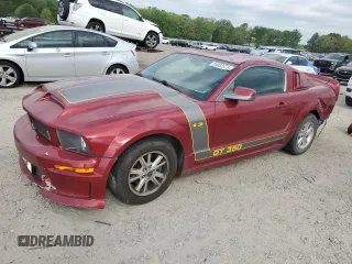 2005 Ford Mustang Deluxe with VIN 1ZVFT80N055116785, listed as a Copart auction lot 53032375 with 132,420 mi miles and Salvage Title. Bid and sale history available at carsss.com. Image 1.