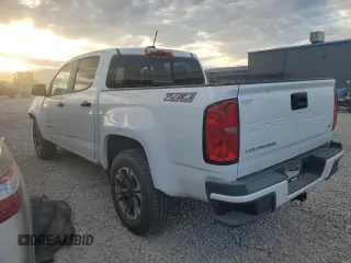 2021 Chevrolet Colorado 4WD Z71 with VIN 1GCGTDEN4M1231114, listed as a Copart auction lot 72928774 with 52,391 mi miles and Salvage Title. Bid and sale history available at carsss.com. Image 2.