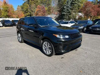 2016 Land Rover Range Rover Sport SVR z VIN SALWZ2EF0GA578105, wystawiony jako Copart lot #47573565 z przebiegiem 151 501 mil mil oraz Czysty tytuł • Clean title. Historia ofert i sprzedaży dostępna na DreamBid. Obrazek 1.