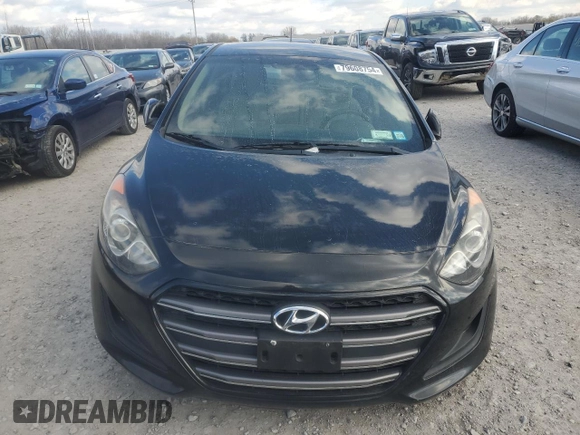 2016 Hyundai Elantra GT with VIN KMHD35LH0GU301468, listed as a Copart auction lot 79608754 with 0 mi miles and Salvage Title. Bid and sale history available at carsss.com. Image 5.